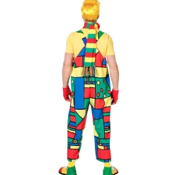 Herren-Kostüm Clown-Latzhose, Gr. 50-52
