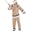 Herren-Kostüm Eskimo Mann de Luxe, Gr. 46-48