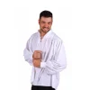 Herren-Kostüm Hemd Pirat, Mittelalterhemd, weiß, Gr. XS