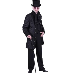 Herren-Kostüm Jacke Gothic Lord, schwarz, Gr. S