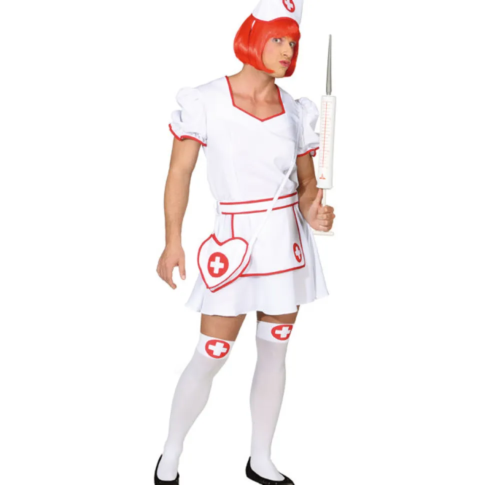 Herren-Kostüm Krankenschwester, Gr. 46-48