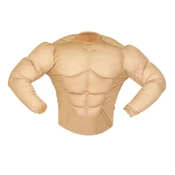 Herren-Kostüm Super Muskel Shirt, Gr. L