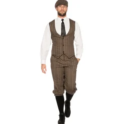Herren-Kostüm wilde 20er, braun, Gr. 46