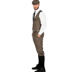 Herren-Kostüm wilde 20er, braun, Gr. 46