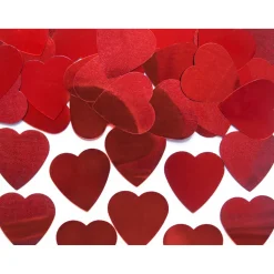 Herzkonfetti Metallic – Rot – ca. 25mm – 10 g