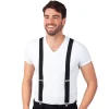 Hosenträger Basic mit breiten Trägern, schwarz