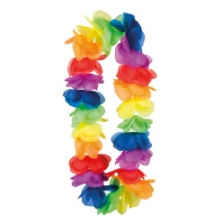Hulakette Regenbogen XL