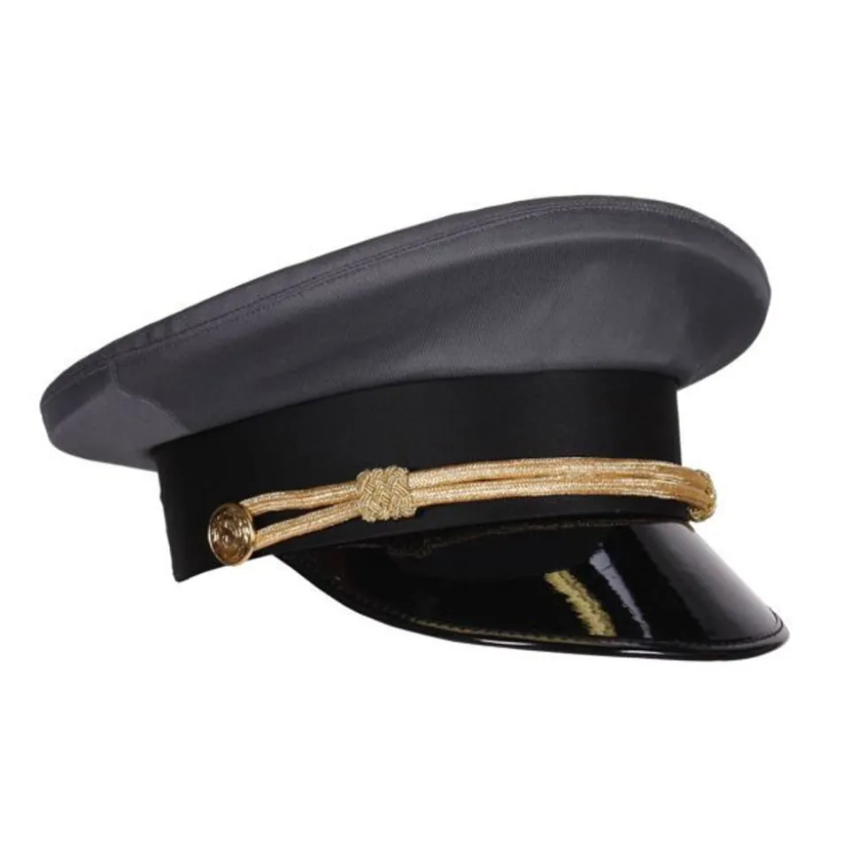 Hut Chauffeur Deluxe, schwarz-grau, KW 61