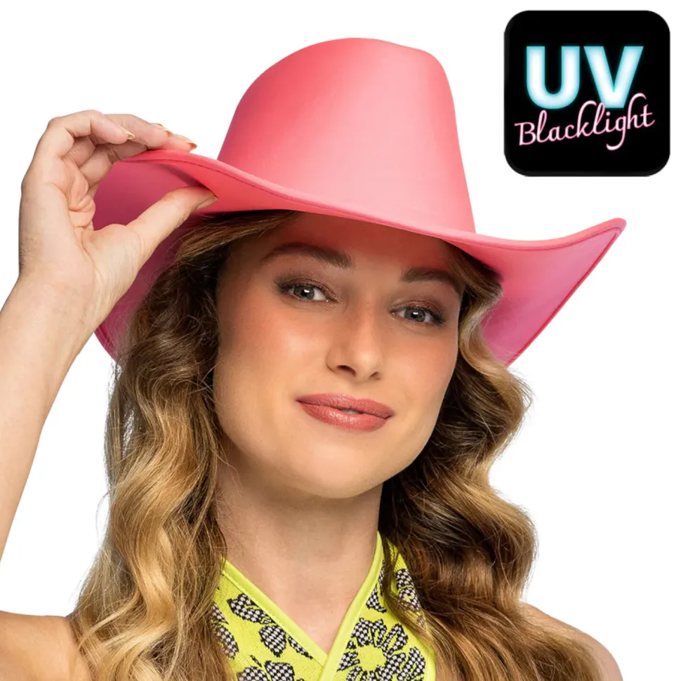 Hut Cowboy Blaze, Einheitsgröße, Neon-Pink