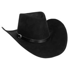 Hut Cowboy Bronco, Einheitsgröße, Schwarz