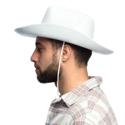 Hut Cowboy Classic Color aus Filz, weiß