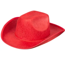 Hut Cowboy Classic Color aus Filz, rot