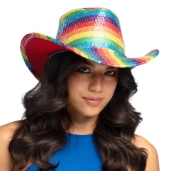 Hut Cowboy Pride, Einheitsgröße, Regenbogen
