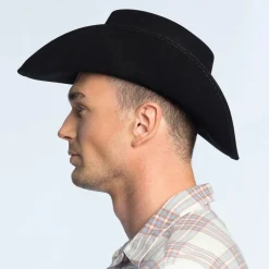 Hut Cowboy Wyoming, schwarz