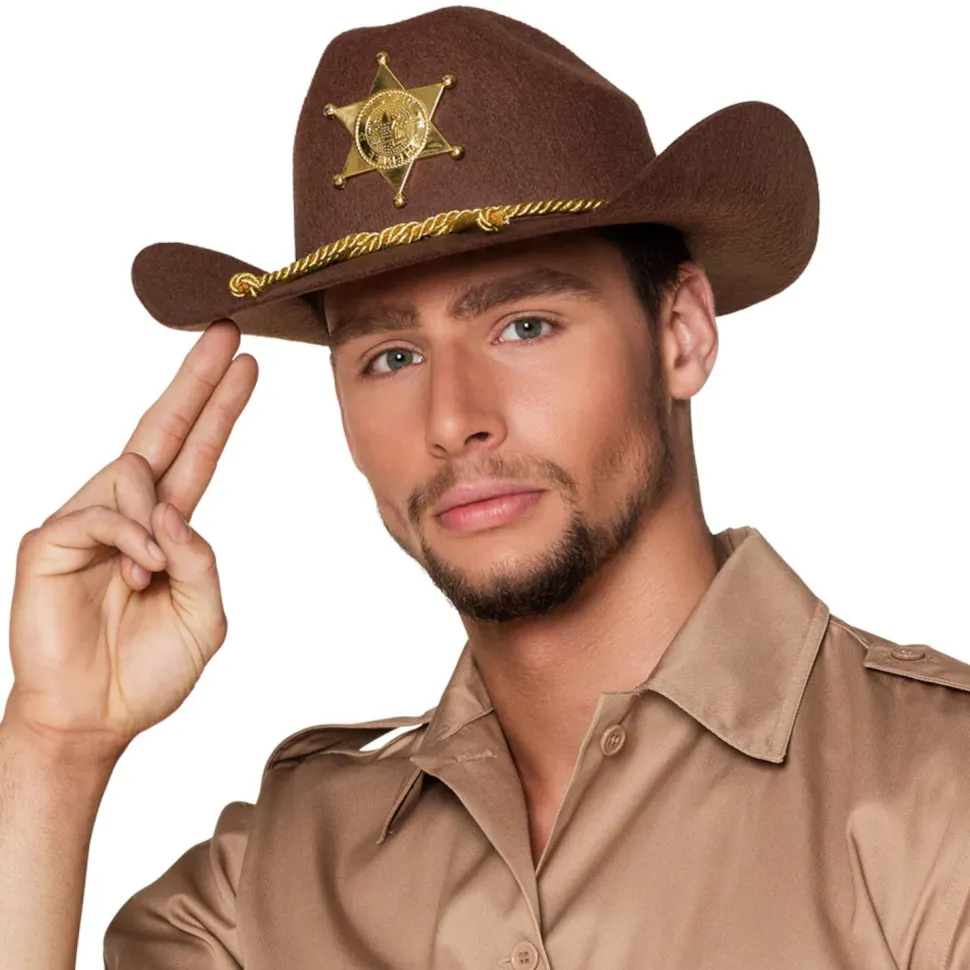 Hut Deputy Sheriff, braun, mit Stern