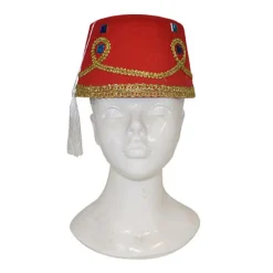 Hut Fez Deluxe, rot