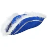 Hut Mariechen-Dreispitz für Erwachsene, blau-silber