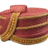 Hut Orient Sultan, rot/gold