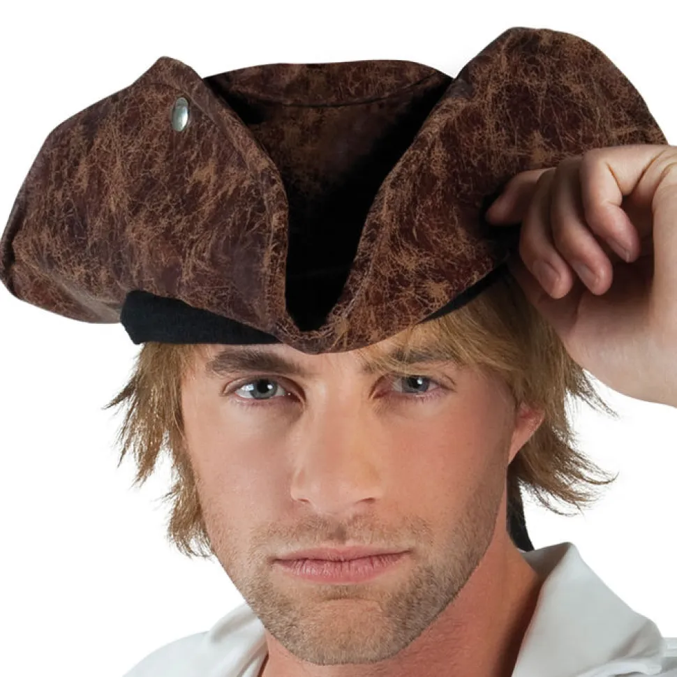 Hut Pirat Jack, braun