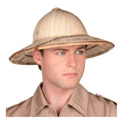 Hut Safari aus Stroh naturfarben Einheitsgröße