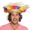 Hut Sammy in Flechtoptik mit Hawaiikette