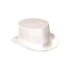 Hut Satin-Zylinder für Herren, weiß, KW 59