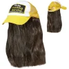 Hut Trucker mit Haar, gelb