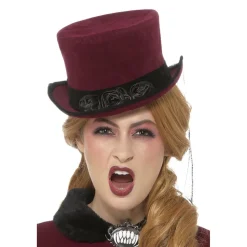 Hut Vampirin Deluxe mit Schleier