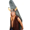 Hut Wikinger Gaul mit Hörnern und Zöpfen