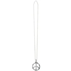 Kette Peace mit Gravur aus Metall