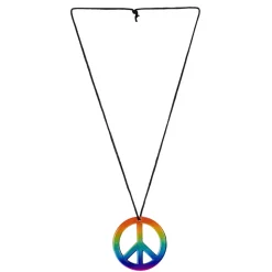 Kette Regenbogen Peace-Symbol