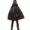 Kinder-Kostüm Dracula Umhang, schwarz-rot