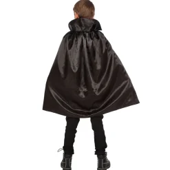 Kinder-Kostüm Dracula Umhang, schwarz-rot