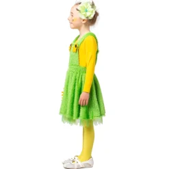 Kinder-Kostüm Kleid Grüne Wiese, grün, Gr. 104-116