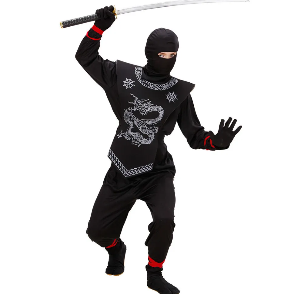 Kinder-Kostüm Schwarzer Ninja, Gr. 116