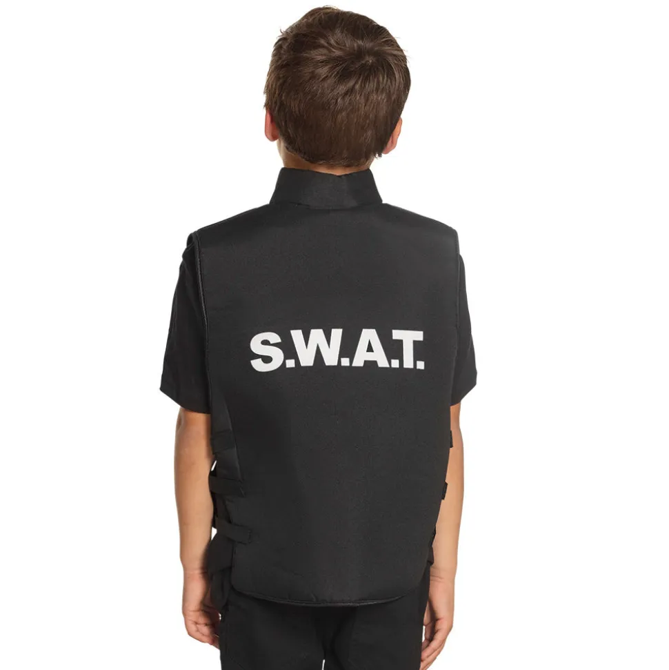 Kinder-Kostüm SWAT Weste, Einheitsgröße