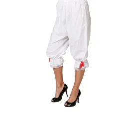 Kniehose Unisex, weiß, Gr. 34-36