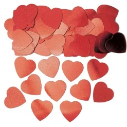 Konfetti Jumbo Herzen, rot, 14 g