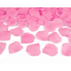 Konfettikanone mit künstlichen Rosenblättern – Rosa – 40 cm