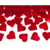 Konfettikanone mit Metallic-Herzen – Rot – 60 cm