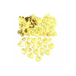 Konfetti Liebende Herzen, gold, 14 g