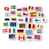 Konfetti Länder Mix, 3-6 cm, 96 Stück