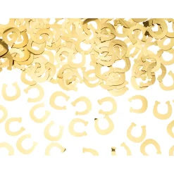 Konfetti Metallic Hufeisen – Gold – 15 g