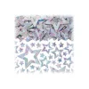 Konfetti Metallic Sterne, silber, 14 g