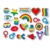 Konfetti Rainbow Pride, 3-6 cm, 96 Stück