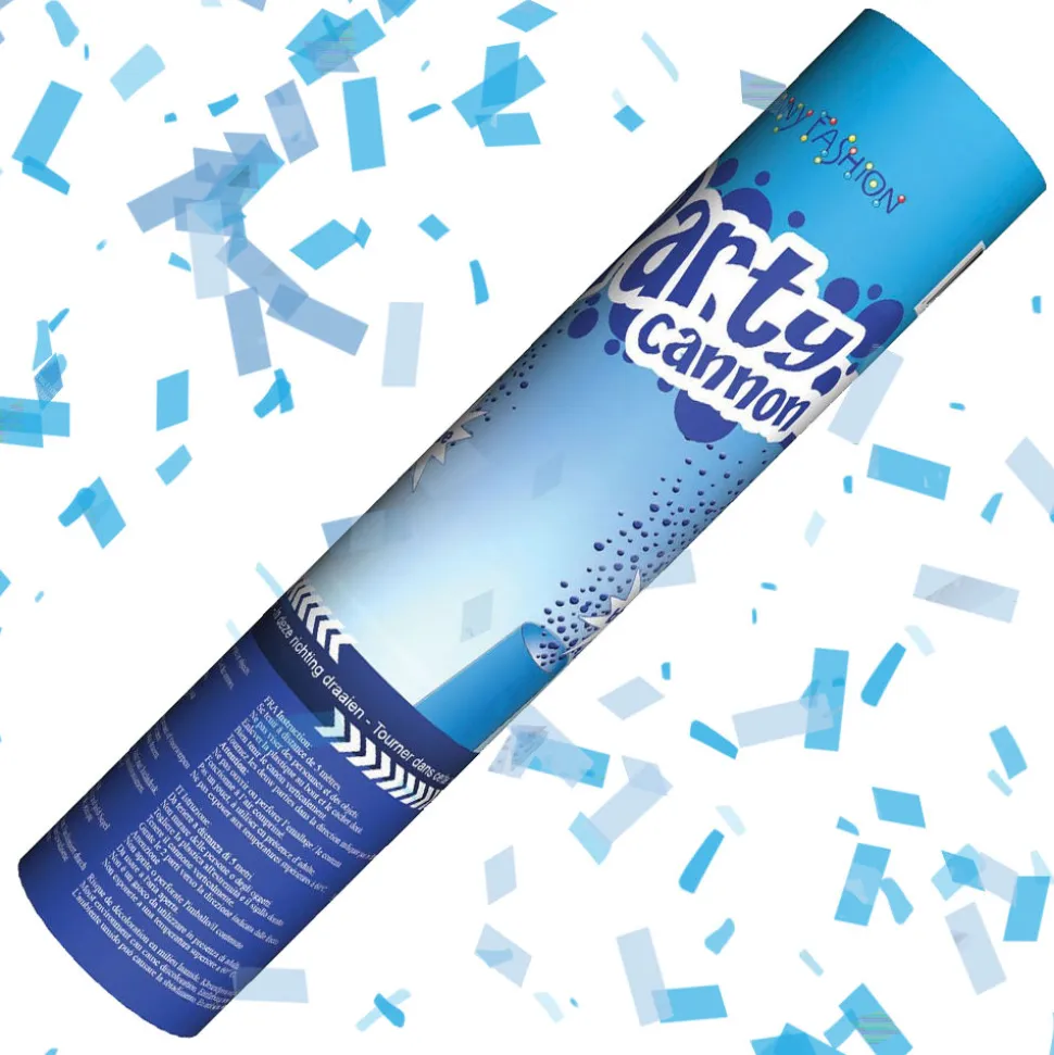 Konfetti-Shooter blauer Mix, 20 cm