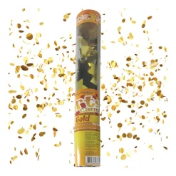 Konfetti-Shooter goldener Mix, 40 cm
