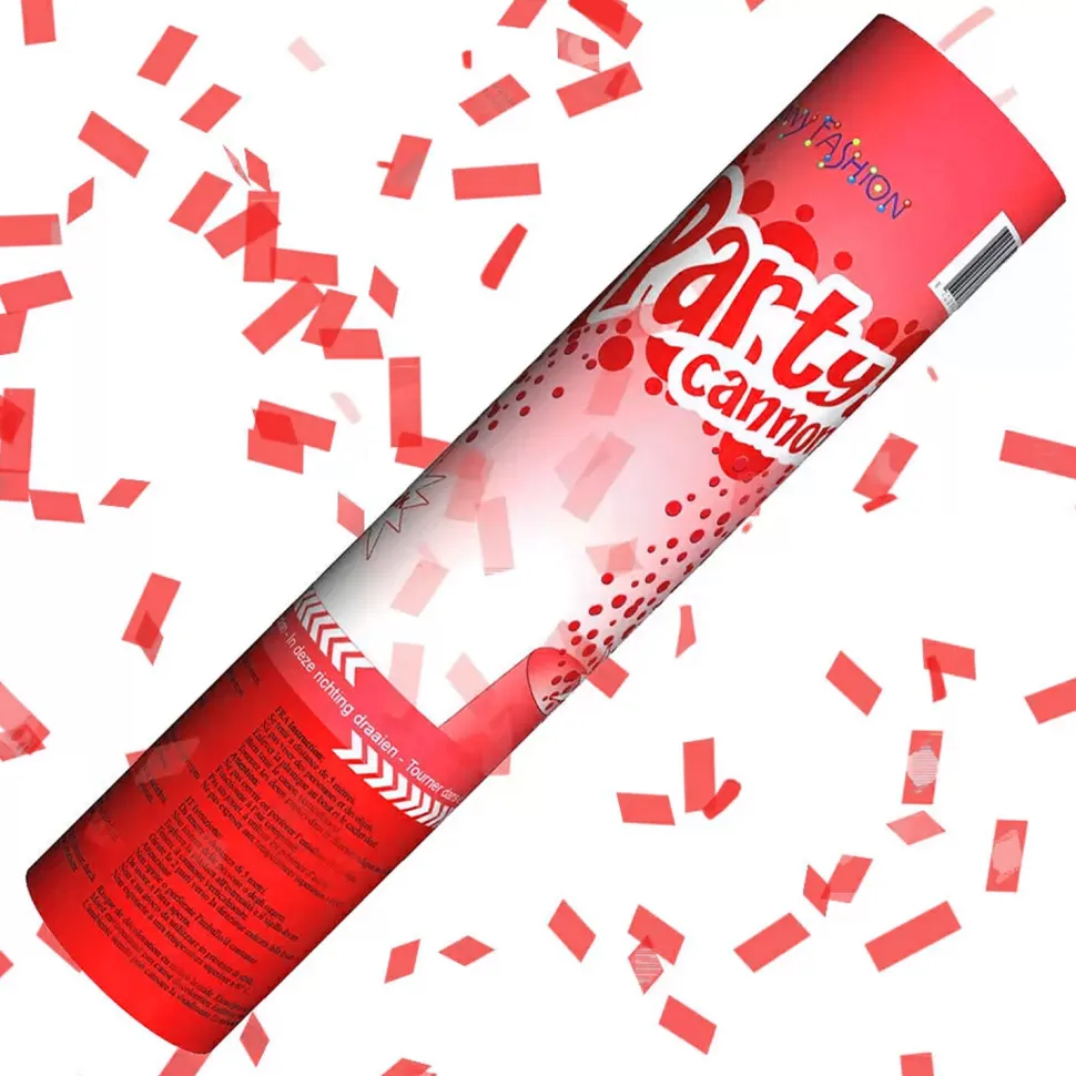 Konfetti-Shooter roter Mix, 20 cm