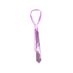Krawatte mit Pailletten, pink