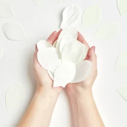 Krepp-Konfetti Rosenblätter, Weiß, 20 g